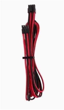 Corsair Premium Sleeved EPS12V ATX12V Cable Twin Pack red/black