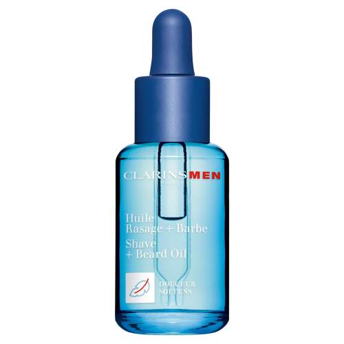 Clarins Men Shave and Beard Oil olej na holení a péči o vousy 30 ml pro muže
