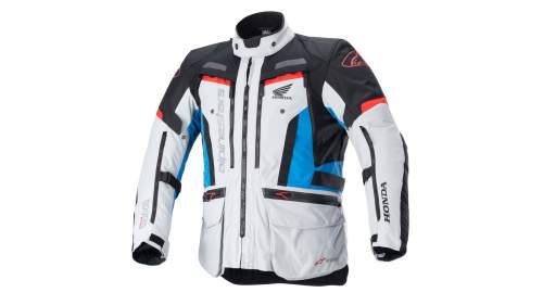 ALPINESTARS BOGOTA PRO DRYSTAR HONDA kolekce světle šedá/červená fluo/modrá/černá 2024 M