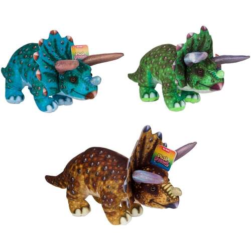 Teddies Dinosaurus/Ceratopsian plyš 38x15cm  24m+