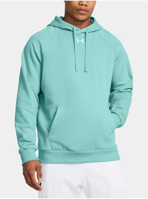 Under Armour UA Rival Fleece Hoodie Mikina Modrá M