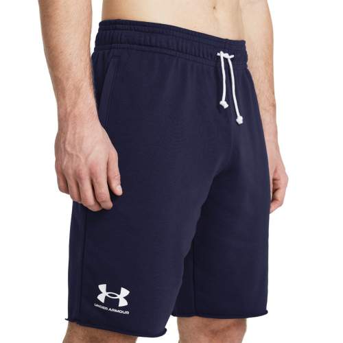 Under Armour RIVAL TERRY Pánské kraťasy tmavě modrá S