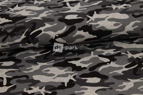 De-park Teplákovina Maskáč šedočerný