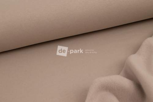 De-park Počesaná teplákovina silná cappuccino