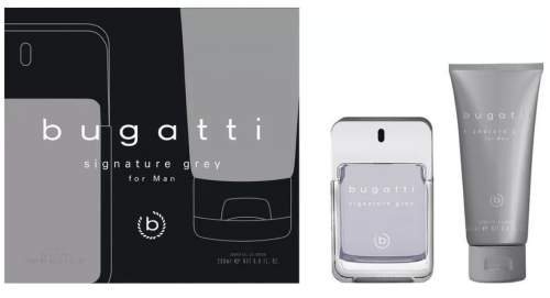 Bugatti Signature Grey EDT 100 ml + sprchový gel 200 ml