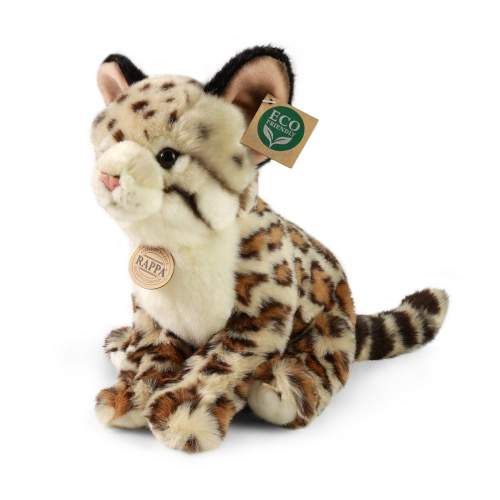 RAPPA Plyšový ocelot sedící 28 cm