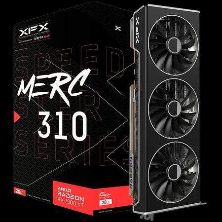 XFX AMD Video Card RX-7900XT SPEEDSTER MERC 310 Black 20GB GDDR6 RX-79TMERCB9