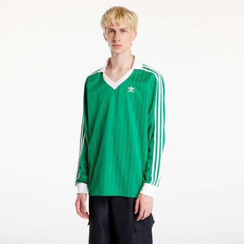 Adidas Pique Long Sleeve Green M