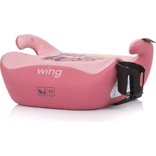 CHIPOLINO Podsedák Wing i-Size 125-150cm Isofix Pink Mini BOSS