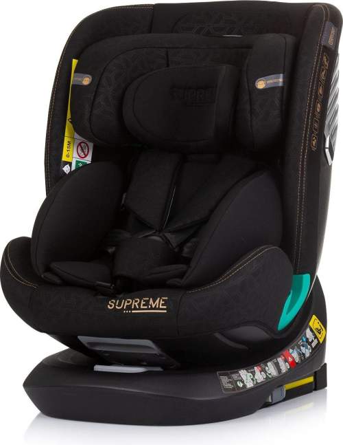 CHIPOLINO Supreme i-Size 40-150 cm Isofix 360 Obsidian