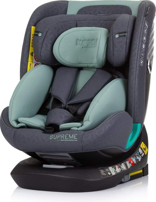 CHIPOLINO Supreme i-Size 40-150 cm Isofix 360 Pastel Green