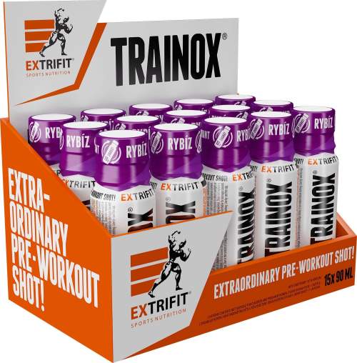 Extrifit Trainox Shot 15 x 90 ml černý rybíz