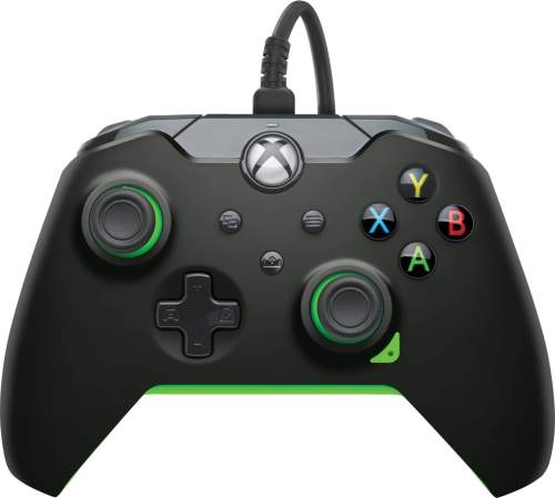 PDP drátový ovladač Neon Black Xbox/PC