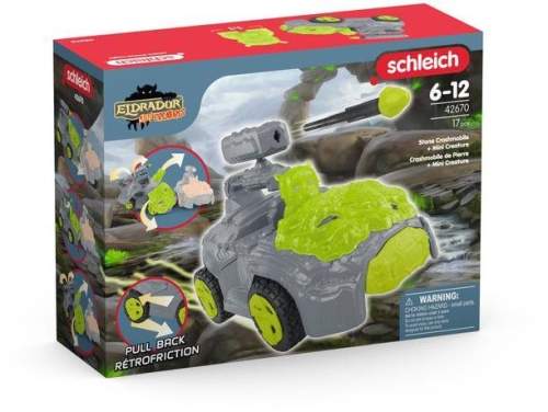 Schleich Kamenný CrashMobile s figurkou Mini Creature 42670