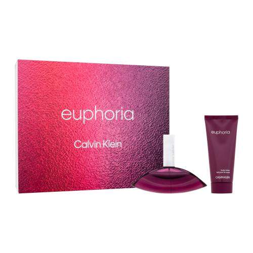 Calvin Klein Euphoria SET1 dámská dárková sada parfémovaná voda 100 ml + tělové mléko 100 ml pro ženy