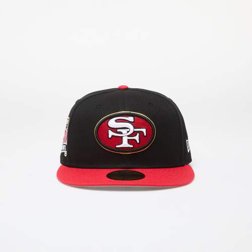 New Era San Francisco 49ers NFL Pin Pack 59FIFTY Fitted Cap Black 7 5/8