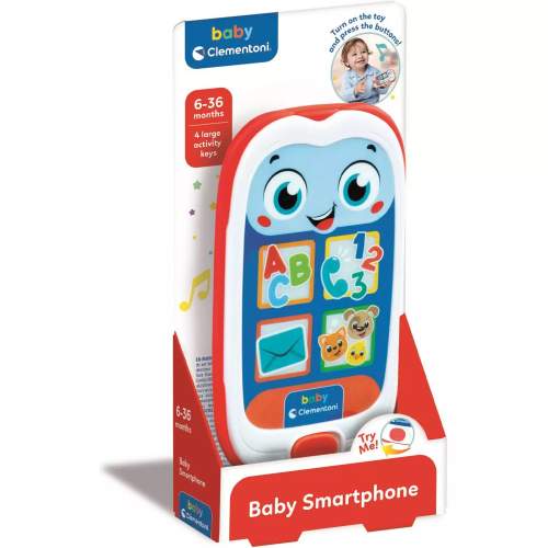 CLEMENTONI BABY Interaktivní smartphone se zvuky