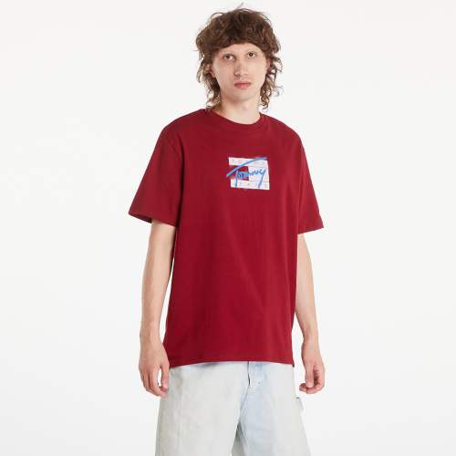 Tommy Jeans Regular Street Flag Tee Red Carpet S