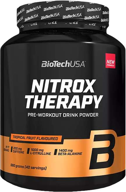 BioTech USA Nitrox Therapy 680 g tropické ovoce