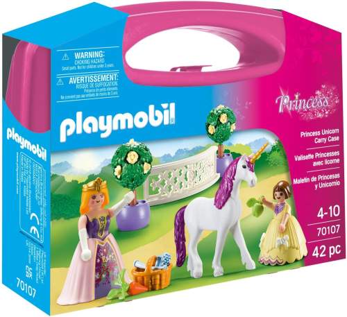 Playmobil Přenosný box velký - princezna a jednorožec