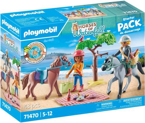 Playmobil 71470 Jízda na koni s Amelií a Benem na pláži