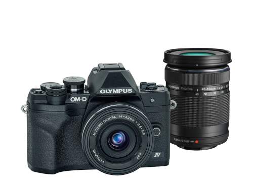 OLYMPUS E-M10 Mark IV černý + 14-42 EZ černý + 40-150 černý