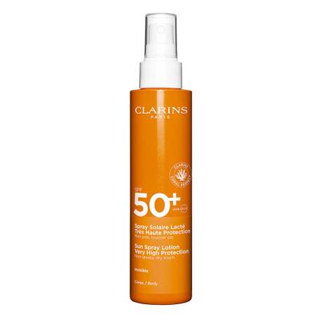 Clarins Opalovací mléko na tělo ve spreji SPF 50 150 ml