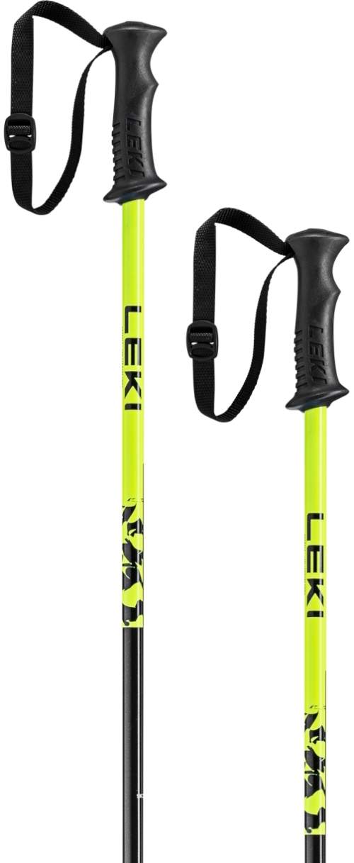 Leki Rider black/neon yellow/white 90