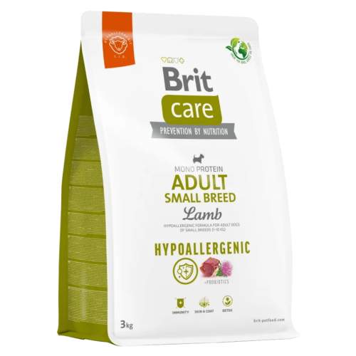 Brit Care Dog Hypoallergenic s jehněčím Adult Small Breed 7 kg