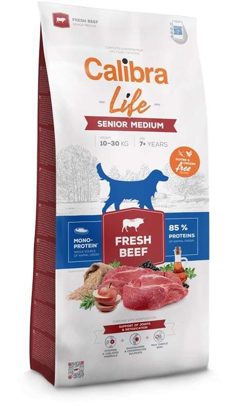 Calibra Dog Life senior medium fresh beef 2,5 kg