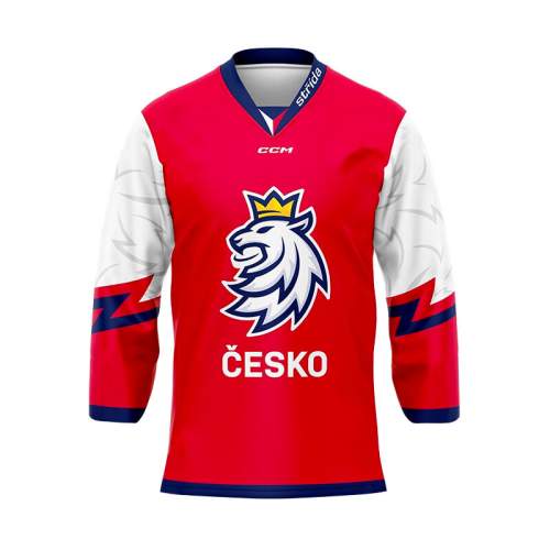 CCM Hokejový dres Czech Republic Lion Red Univerzální S