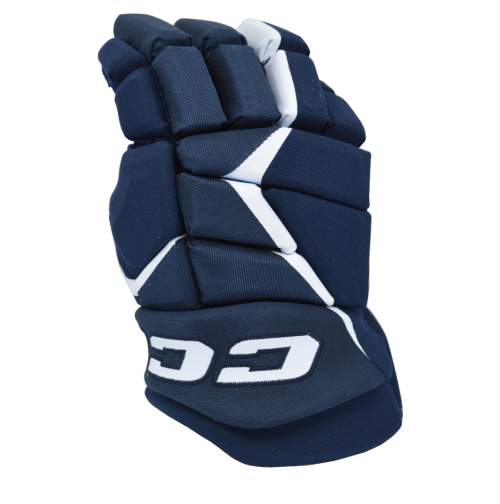 CCM Rukavice Jetspeed FT680 SR, tmavě modrá-bílá, Senior, 15", Bílá / modrá