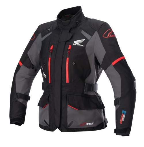 ALPINESTARS STELLA ANDES DRYSTAR HONDA kolekce, TECH-AIR 5 kompatibilníS, dámská, černá/šedá/červená