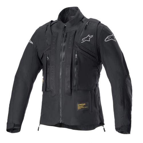 ALPINESTARS TECHDURAS, černá/reflexní, 2024, vel. 2XL