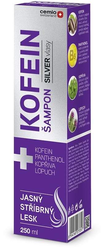 Cemio Kofeinový šampon 250ml Silver