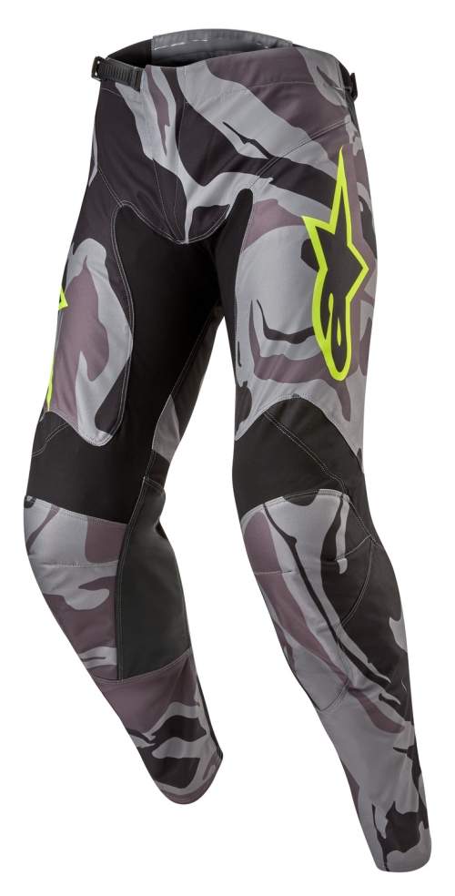 ALPINESTARS kalhoty RACER TACTICAL, (šedá camo/žlutá fluo/černá) 2024