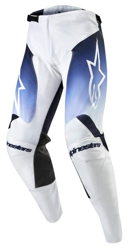 ALPINESTARS kalhoty RACER HOEN, (BÍLÁ/MODRÁ) 2024