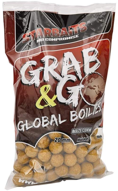 Starbaits Boilie Grab & Go Global Boilies Sweet Corn Hmotnost: 2,5kg, Průměr: 24mm