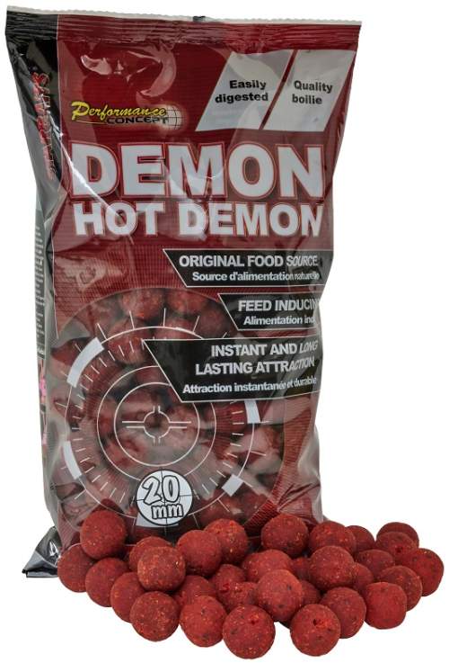 Starbaits Boilies Hot Demon Hmotnost: 800g, Průměr: 20mm