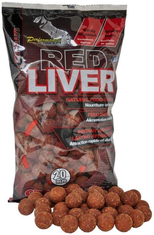 Starbaits Boilies Red Liver Hmotnost: 2kg, Průměr: 20mm