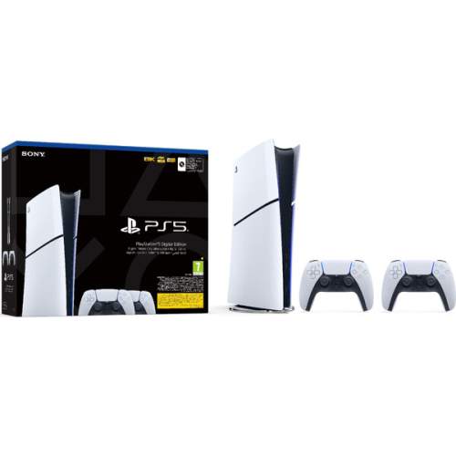 SONY PlayStation 5 Digital Edition + DualSense Wireless Controller bílý (verze slim)