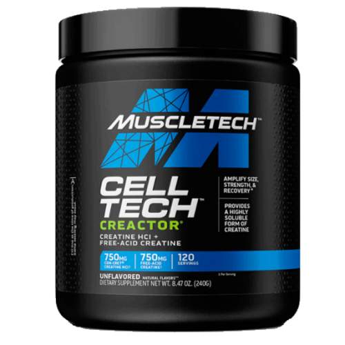 Muscletech celltech creactor 274 g ovocný punč