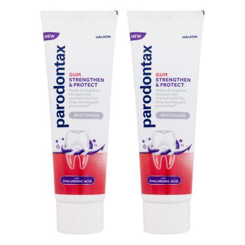 Parodontax Gum Strengthen & Protect Whitening Duo bělicí zubní pasta pro posílení a ochranu dásní 2x75 ml