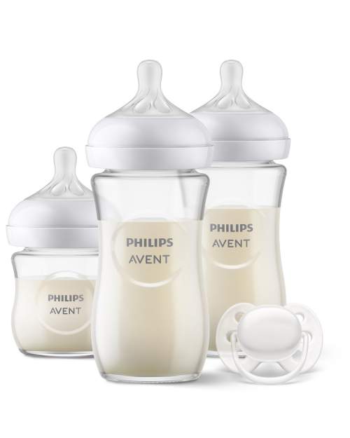 Philips Avent startovací sada SCD878/11 Natural Response Basic sklo