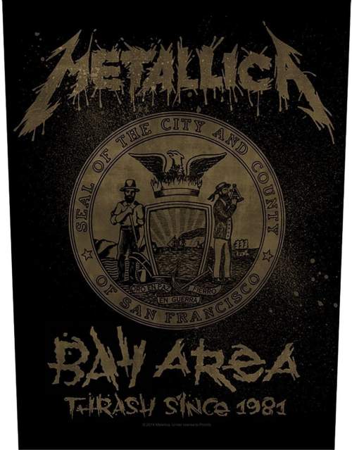 Metallica Bay Area Thrash Nášivka