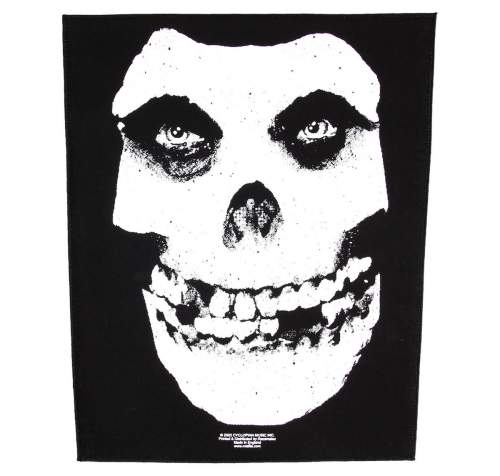 ROCK OFF Zádová Nášivka Face Skull