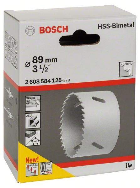 BOSCH Děrovka HSS-bimetal pro standardní adaptér 89 mm 3 1/2" 2.608.584.128