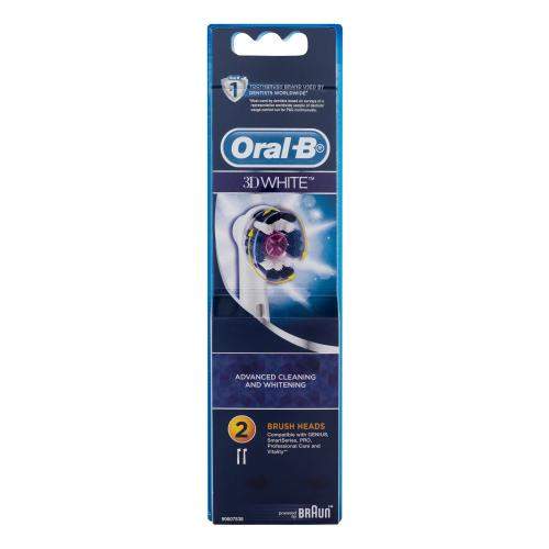 Oral-B 3D White náhradní hlavice na elektrický zubní kartáček 2 ks