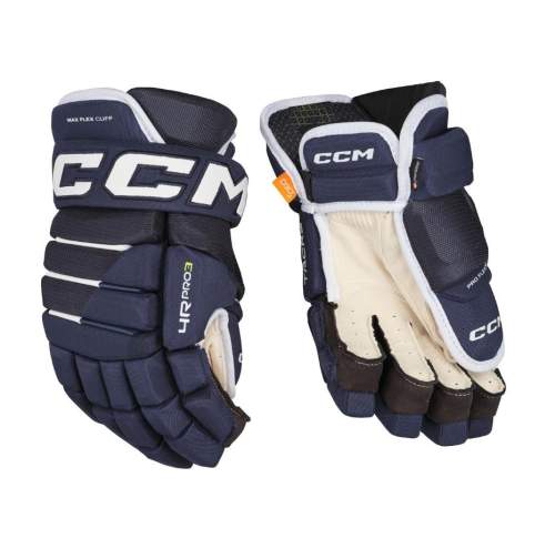 Hokejové rukavice CCM Tacks 4 ROLL PRO 3 Navy Senior 14 palců