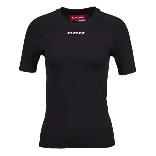CCM Kompresní tričko SS Training Tee Black Senior L